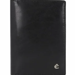 New Esquire Toscana Ausweisetui RFID Schutz Leder 9 cm schwarz