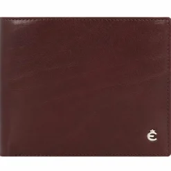 Outlet Esquire Toscana Geldbörse RFID Schutz Leder 12 cm coffee