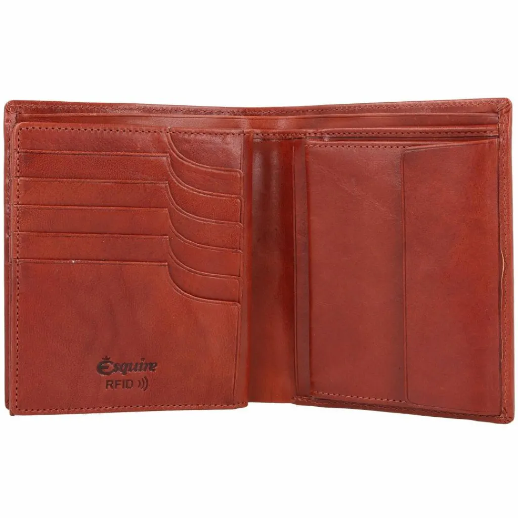 Herren Esquire Toscana Geldbörse RFID Leder 11 cm