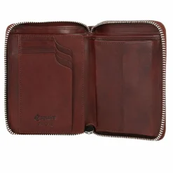Esquire Toscana Geldbörse RFID Leder 10,5 cm coffee