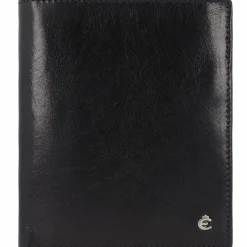Esquire Herrengeldbörsen Hochformat<Toscana Geldbörse RFID Leder 11 cm schwarz