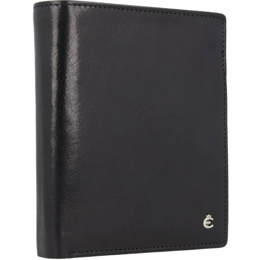 Esquire Herrengeldbörsen Hochformat<Toscana Geldbörse RFID Leder 11 cm schwarz
