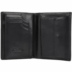 Esquire Herrengeldbörsen Hochformat<Toscana Geldbörse RFID Leder 9,5 cm schwarz