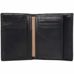 Esquire Herrengeldbörsen Hochformat<Toscana Geldbörse RFID Leder 9,5 cm schwarz