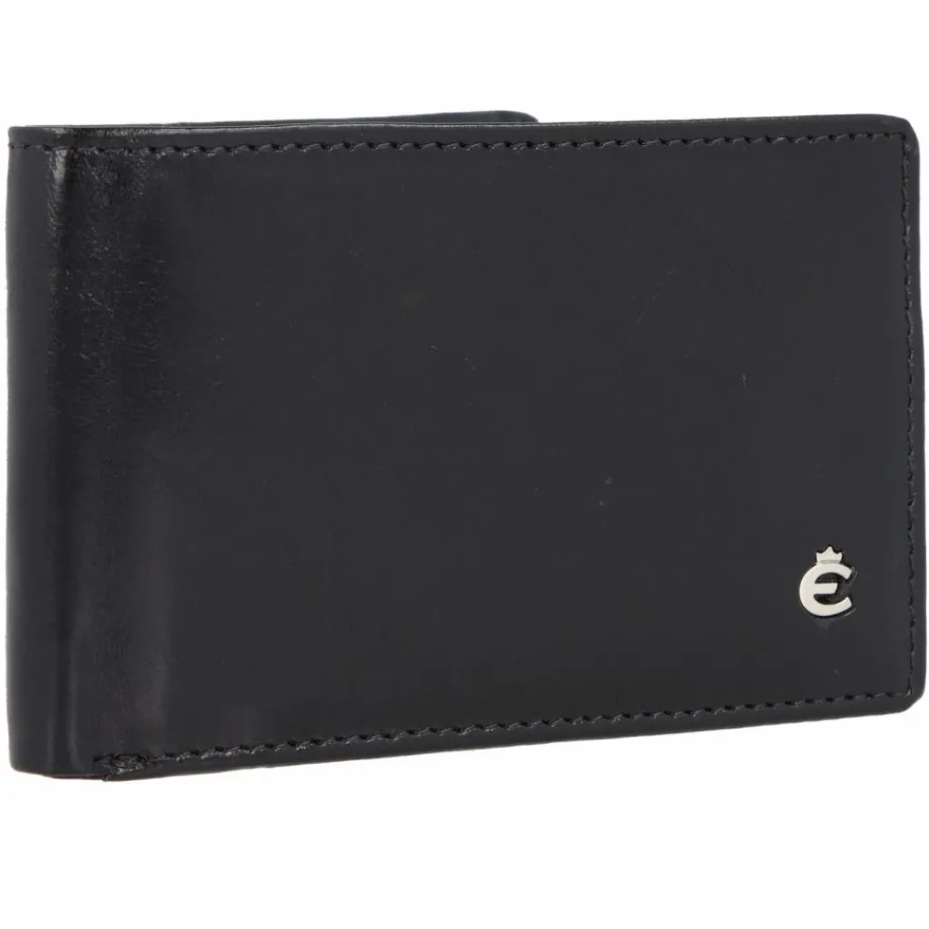 Esquire Herrengeldbörsen Querformat<Toscana Geldbörse RFID Leder 11,5 cm schwarz