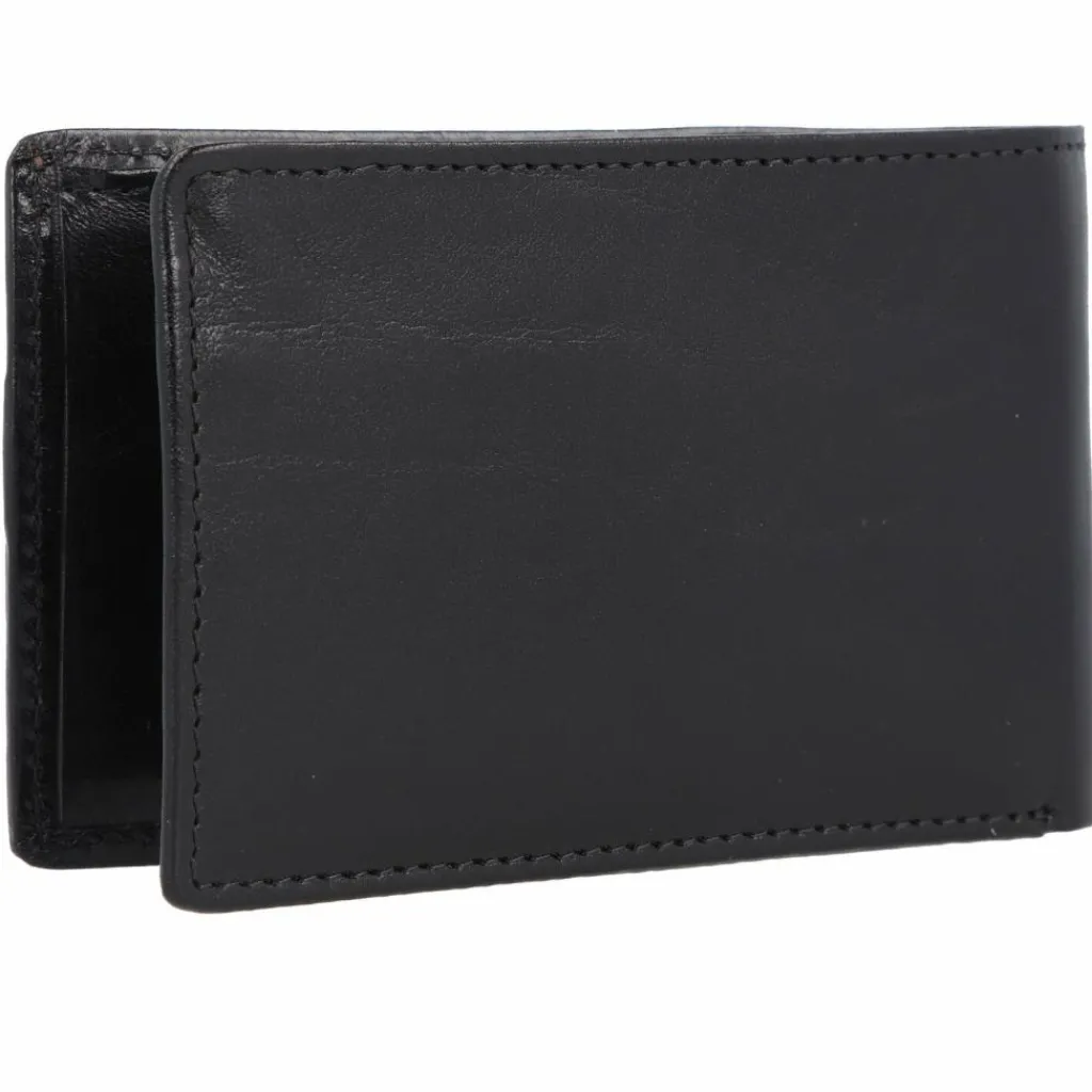 Esquire Herrengeldbörsen Querformat<Toscana Geldbörse RFID Leder 11,5 cm schwarz