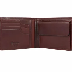 Esquire Herrengeldbörsen Querformat<Toscana Geldbörse RFID Schutz Leder 12 cm coffee