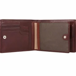 Esquire Herrengeldbörsen Querformat<Toscana Geldbörse RFID Schutz Leder 12 cm coffee