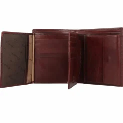 Esquire Herrengeldbörsen Hochformat<Toscana Geldbörse RFID Leder 11 cm coffee