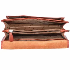 Esquire Herrentaschen<Toscana Handgelenktasche Leder 24,5 cm braun