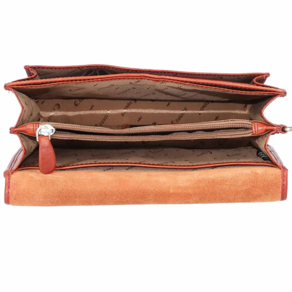 Esquire Herrentaschen<Toscana Handgelenktasche Leder 24,5 cm braun