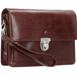 Hot Esquire Toscana Handgelenktasche Leder 24,5 cm coffee