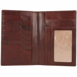 Discount Esquire Toscana Reisepassetui RFID Leder 12 cm coffee