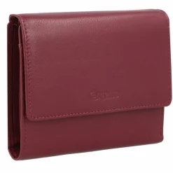 Esquire Damengeldbörsen Querformat<Viktoria Geldbörse RFID Leder 12 cm rot