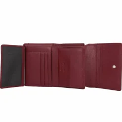 Esquire Damengeldbörsen Querformat<Viktoria Geldbörse RFID Leder 12 cm rot