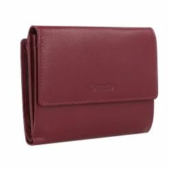 New Esquire Viktoria Geldbörse RFID Leder 12 cm rot