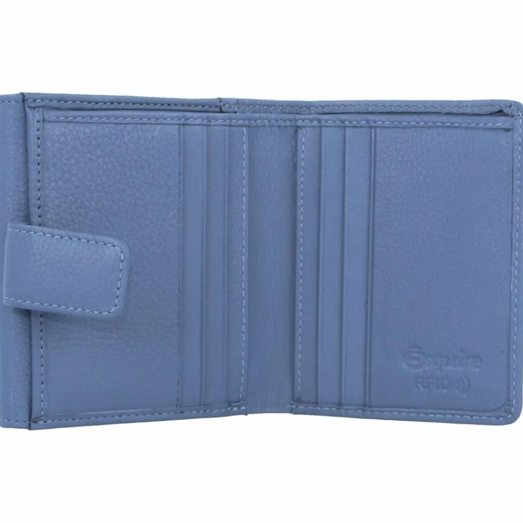 Esquire Damengeldbörsen Querformat<Viktoria Geldbörse RFID 10 cm taubenblau