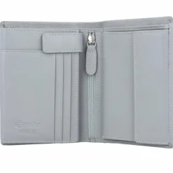 Esquire Damengeldbörsen Hochformat<Viktoria Geldbörse RFID Leder 10 cm grau