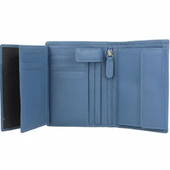 Hot Esquire Viktoria Geldbörse RFID Leder 10 cm taubenblau