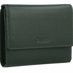 Discount Esquire Viktoria Geldbörse RFID Leder 12 cm grün