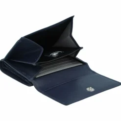 New Esquire Viktoria Geldbörse RFID Leder 12 cm navy