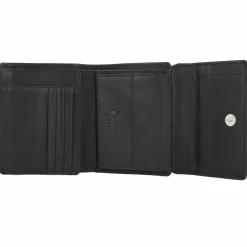 Hot Esquire Viktoria Geldbörse RFID Leder 12 cm schwarz