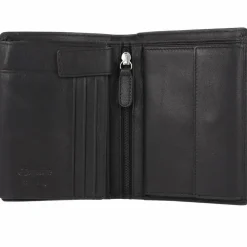 Outlet Esquire Viktoria Geldbörse RFID Leder 10 cm schwarz