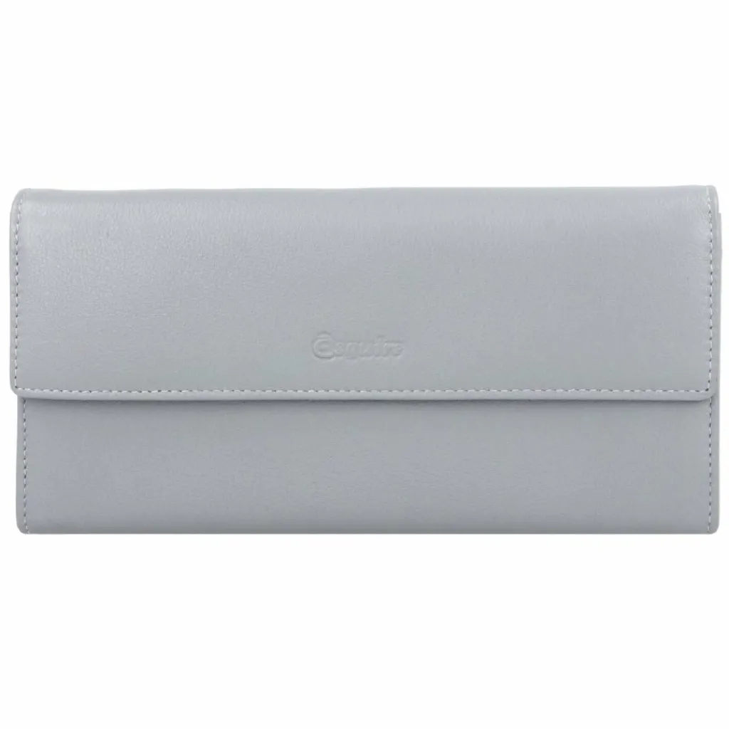 Best Esquire Viktoria Geldbörse RFID Leder 18,5 cm grau