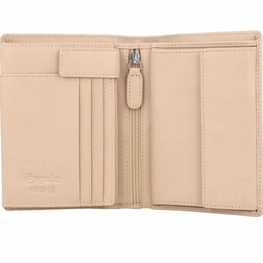 Sale Esquire Viktoria Geldbörse RFID Leder 10 cm coffee