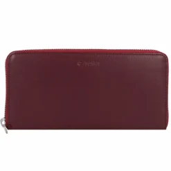 Esquire Damengeldbörsen Querformat<Viktoria Geldbörse RFID Leder 19 cm rot