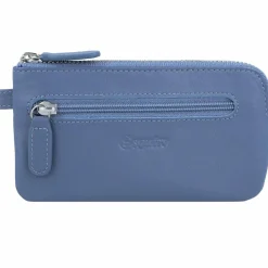 Esquire Viktoria Schlüsseletui Leder 12 cm taubenblau
