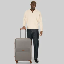 Farmhood Hartgepäck|4-Rollen Koffer<Eco Edition 02 4 Rollen Trolley 67 cm mit Dehnfalte cappuccino