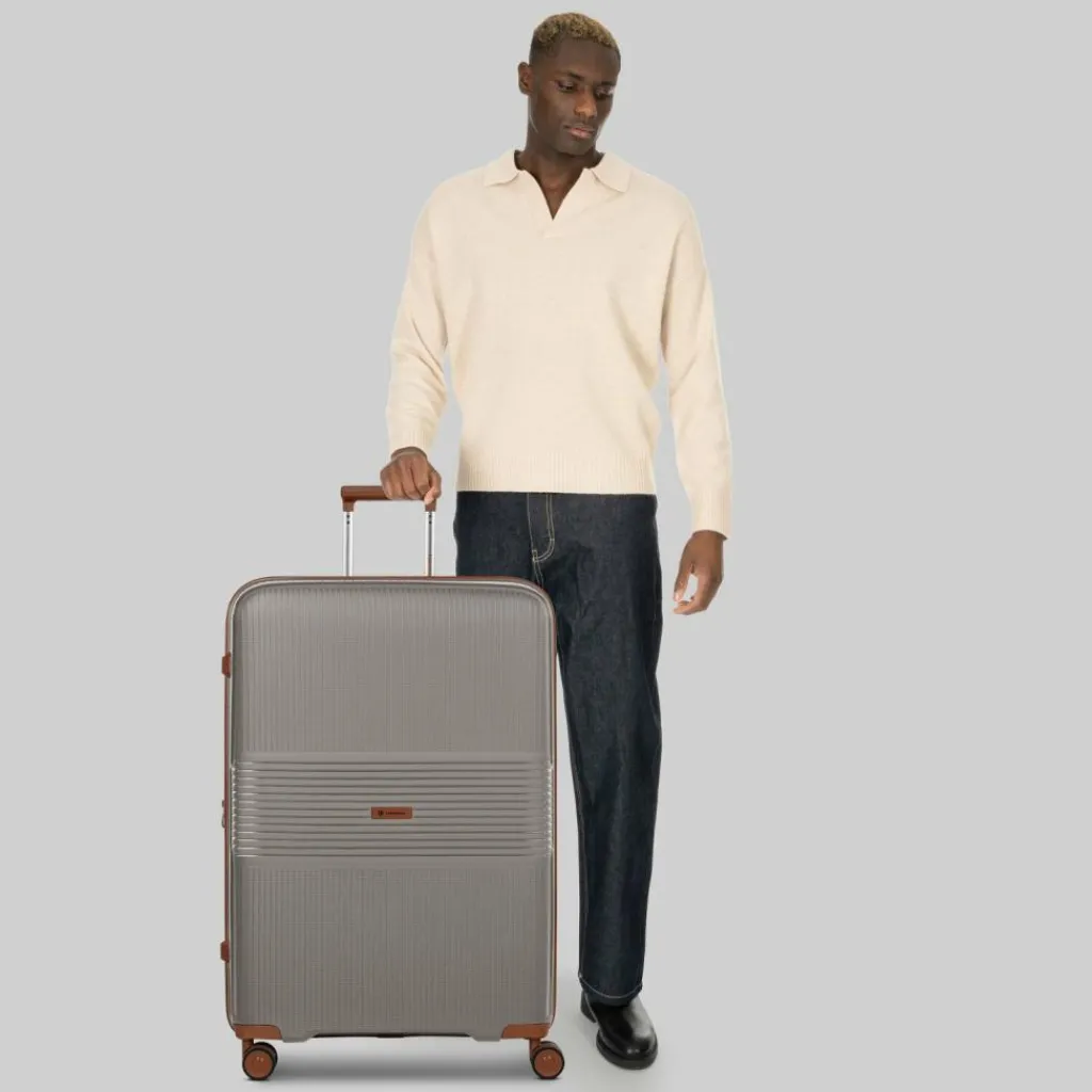 New Farmhood Eco Edition 02 4 Rollen Trolley 76 cm mit Dehnfalte cappuccino