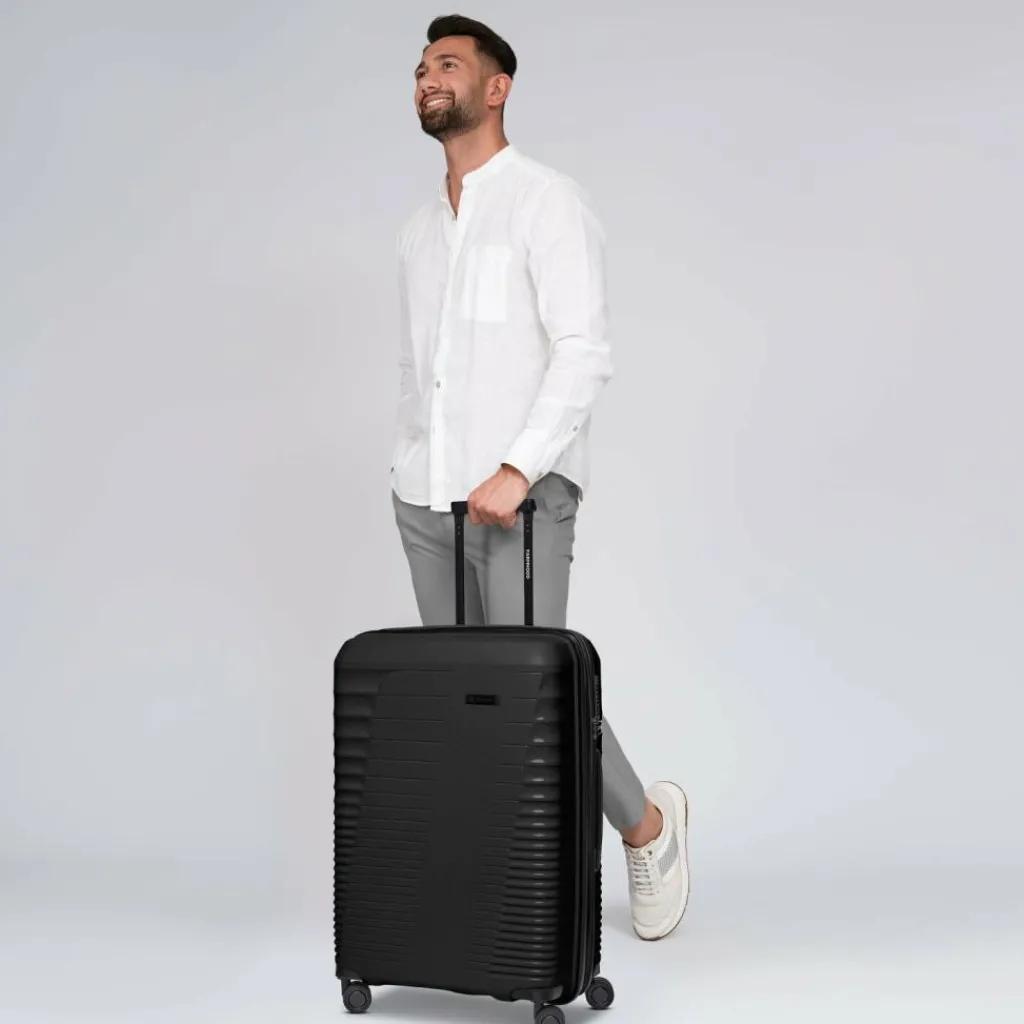 Hot Farmhood Eco Edition 4 Rollen Trolley 67 cm mit Dehnfalte black