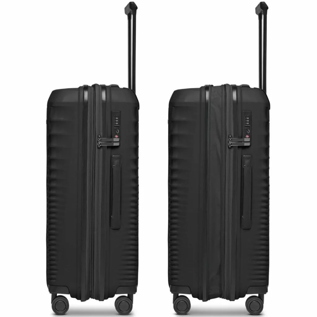 Hot Farmhood Eco Edition 4 Rollen Trolley 67 cm mit Dehnfalte black