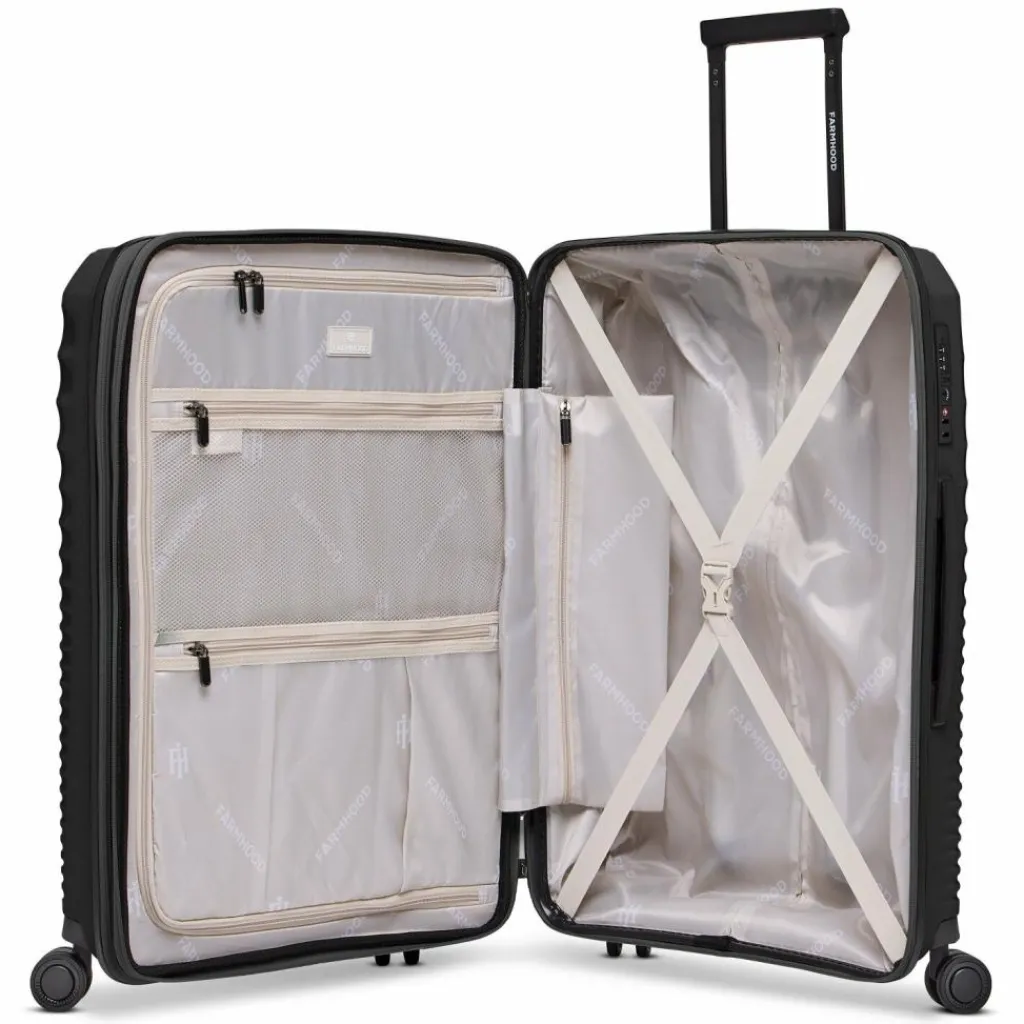 Hot Farmhood Eco Edition 4 Rollen Trolley 67 cm mit Dehnfalte black