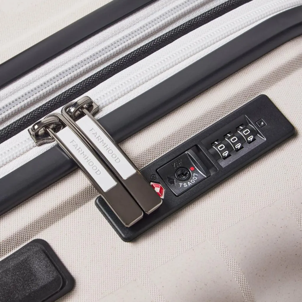 Farmhood Hartgepäck|4-Rollen Koffer<Eco Edition 4 Rollen Trolley 67 cm mit Dehnfalte beige