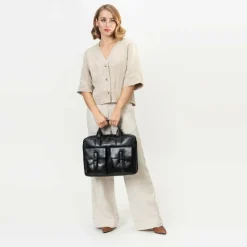 Farmhood Memphis Aktentasche Leder 39 cm Laptopfach