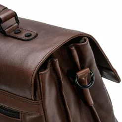 Farmhood Memphis Aktentasche XXL 3 Fächer Leder 39 cm