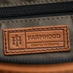 Farmhood Memphis Aktentaschen Messenger Leder 32 cm cognac