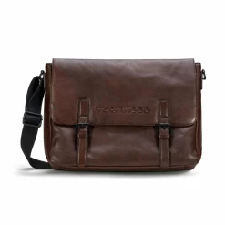 Farmhood Messenger Bags|Laptoptaschen<Memphis Aktentaschen Messenger Leder 38 cm Laptopfach dark brown