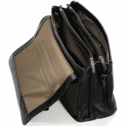 Farmhood Aktentaschen<Memphis Aktentasche XXL 3 Fächer Leder 39 cm black 2