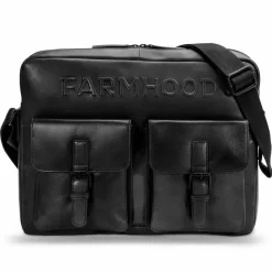 Farmhood Messenger Bags|Laptoptaschen<Memphis Aktentaschen Messenger Leder 38 cm Laptopfach black 2