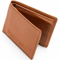 Farmhood Herrengeldbörsen Querformat<Memphis Geldbörse RFID Schutz Leder 12.5 cm camel