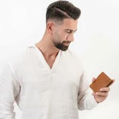 Herren Farmhood Memphis Geldbörse RFID Schutz Leder 12.5 cm