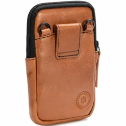 Farmhood Handytaschen<Memphis Handytasche Leder 12 cm cognac