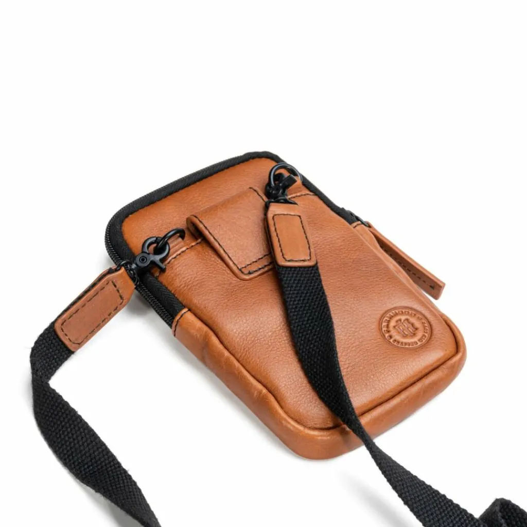 Farmhood Handytaschen<Memphis Handytasche Leder 12 cm cognac