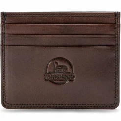 Discount Farmhood Memphis Kreditkartenetui RFID Schutz Leder 10 cm dark brown