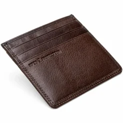 Discount Farmhood Memphis Kreditkartenetui RFID Schutz Leder 10 cm dark brown