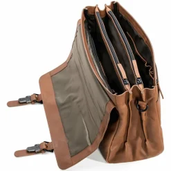 Farmhood Aktentaschen<Nashville Aktentasche XXL 3 Fächer Leder 39 cm mid brown